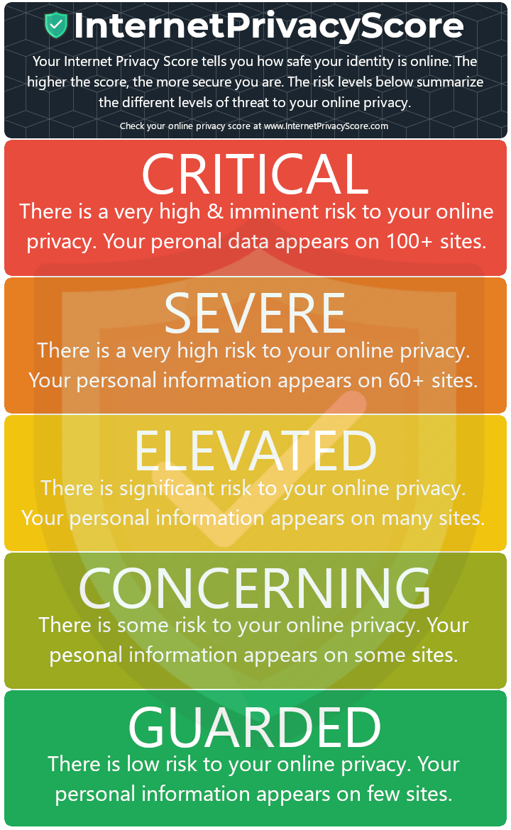 Internet Privacy Score Rating and Review System